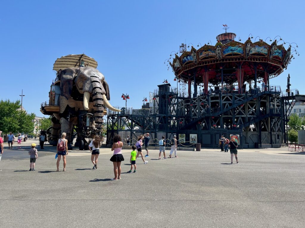 Elephant de l'ile des machines de Nantes